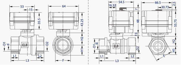 電動(dòng)二通球閥 電動(dòng)二通球閥